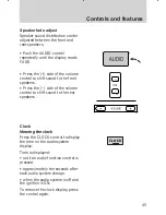 Preview for 45 page of Ford 2000 Contour Manual