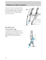 Preview for 74 page of Ford 2000 E-150 Owner'S Manual