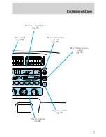 Предварительный просмотр 7 страницы Ford 2000 Explorer Owner'S Manual