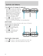 Предварительный просмотр 64 страницы Ford 2000 Explorer Owner'S Manual