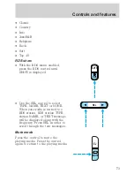 Предварительный просмотр 73 страницы Ford 2000 Explorer Owner'S Manual