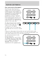 Предварительный просмотр 74 страницы Ford 2000 Explorer Owner'S Manual