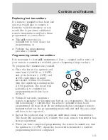 Предварительный просмотр 111 страницы Ford 2000 Explorer Owner'S Manual