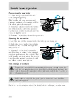 Предварительный просмотр 200 страницы Ford 2000 Explorer Owner'S Manual