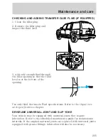 Предварительный просмотр 235 страницы Ford 2000 Explorer Owner'S Manual