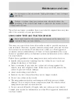 Предварительный просмотр 243 страницы Ford 2000 Explorer Owner'S Manual