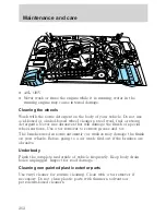 Предварительный просмотр 262 страницы Ford 2000 Explorer Owner'S Manual