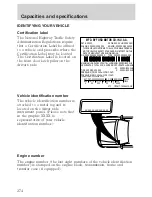 Предварительный просмотр 274 страницы Ford 2000 Explorer Owner'S Manual