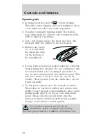 Предварительный просмотр 22 страницы Ford 2000 Mustang Owner'S Manual