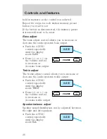 Предварительный просмотр 26 страницы Ford 2000 Mustang Owner'S Manual