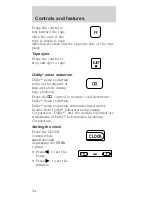 Предварительный просмотр 34 страницы Ford 2000 Mustang Owner'S Manual