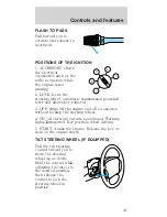 Предварительный просмотр 41 страницы Ford 2000 Mustang Owner'S Manual