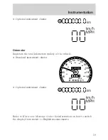 Предварительный просмотр 19 страницы Ford 2001 Crown Vic Owner'S Manual