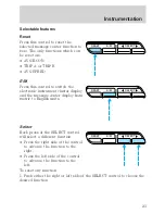 Предварительный просмотр 23 страницы Ford 2001 Crown Vic Owner'S Manual