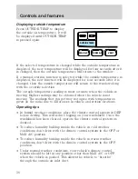 Предварительный просмотр 36 страницы Ford 2001 Crown Vic Owner'S Manual