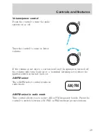 Предварительный просмотр 39 страницы Ford 2001 Crown Vic Owner'S Manual