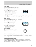 Предварительный просмотр 45 страницы Ford 2001 Crown Vic Owner'S Manual