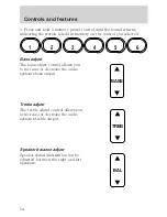 Предварительный просмотр 54 страницы Ford 2001 Crown Vic Owner'S Manual