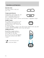 Предварительный просмотр 56 страницы Ford 2001 Crown Vic Owner'S Manual