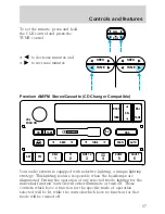 Предварительный просмотр 57 страницы Ford 2001 Crown Vic Owner'S Manual