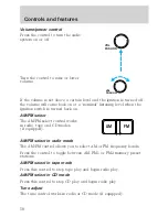 Предварительный просмотр 58 страницы Ford 2001 Crown Vic Owner'S Manual