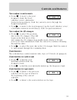 Предварительный просмотр 59 страницы Ford 2001 Crown Vic Owner'S Manual