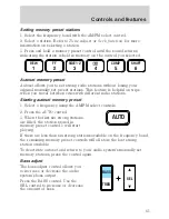 Предварительный просмотр 61 страницы Ford 2001 Crown Vic Owner'S Manual