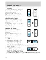 Предварительный просмотр 62 страницы Ford 2001 Crown Vic Owner'S Manual