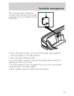 Предварительный просмотр 155 страницы Ford 2001 Crown Vic Owner'S Manual