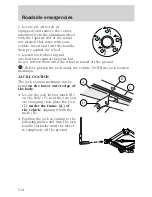 Предварительный просмотр 164 страницы Ford 2001 Crown Vic Owner'S Manual