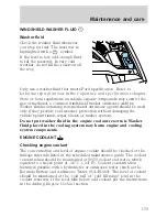 Предварительный просмотр 179 страницы Ford 2001 Crown Vic Owner'S Manual