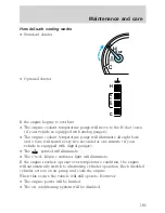 Предварительный просмотр 185 страницы Ford 2001 Crown Vic Owner'S Manual