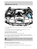 Предварительный просмотр 218 страницы Ford 2001 Crown Vic Owner'S Manual