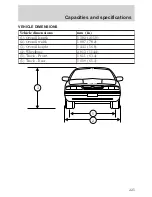 Предварительный просмотр 225 страницы Ford 2001 Crown Vic Owner'S Manual