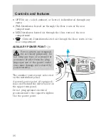 Предварительный просмотр 26 страницы Ford 2001 Econoline Owner'S Manual