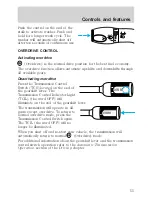 Предварительный просмотр 55 страницы Ford 2001 Econoline Owner'S Manual