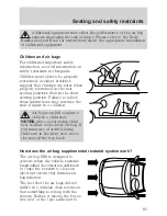 Предварительный просмотр 85 страницы Ford 2001 Econoline Owner'S Manual