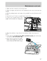 Предварительный просмотр 147 страницы Ford 2001 Econoline Owner'S Manual