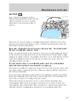 Предварительный просмотр 161 страницы Ford 2001 Econoline Owner'S Manual