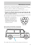 Предварительный просмотр 163 страницы Ford 2001 Econoline Owner'S Manual