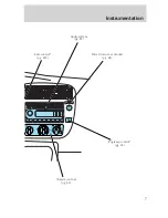 Предварительный просмотр 7 страницы Ford 2001 Explorer SportTrac User Manual