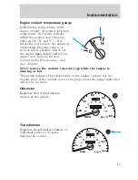 Предварительный просмотр 15 страницы Ford 2001 Explorer SportTrac User Manual