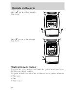 Предварительный просмотр 24 страницы Ford 2001 Explorer SportTrac User Manual