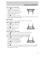 Предварительный просмотр 29 страницы Ford 2001 Explorer SportTrac User Manual