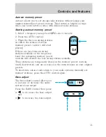 Предварительный просмотр 31 страницы Ford 2001 Explorer SportTrac User Manual