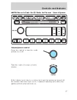 Предварительный просмотр 37 страницы Ford 2001 Explorer SportTrac User Manual