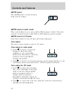 Предварительный просмотр 38 страницы Ford 2001 Explorer SportTrac User Manual