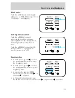 Предварительный просмотр 53 страницы Ford 2001 Explorer SportTrac User Manual