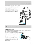 Предварительный просмотр 61 страницы Ford 2001 Explorer SportTrac User Manual