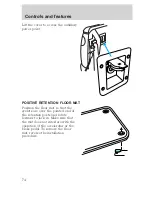 Предварительный просмотр 74 страницы Ford 2001 Explorer SportTrac User Manual